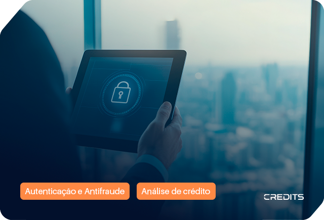 Empresário prevenindo fraudes na concessão de crédito.